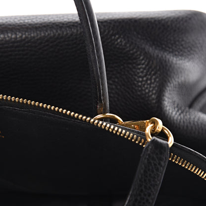 Hermes Taurillon Clemence Bolide 35 Black 11 of 29