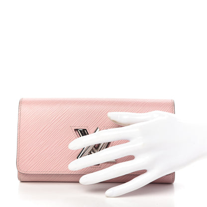 Louis Vuitton Epi Twist Wallet Rose Ballerine 2 of 10
