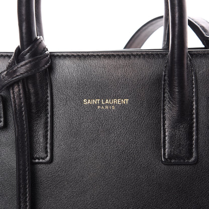 Saint Laurent Calfskin Nano Sac de Jour Black 6 of 16
