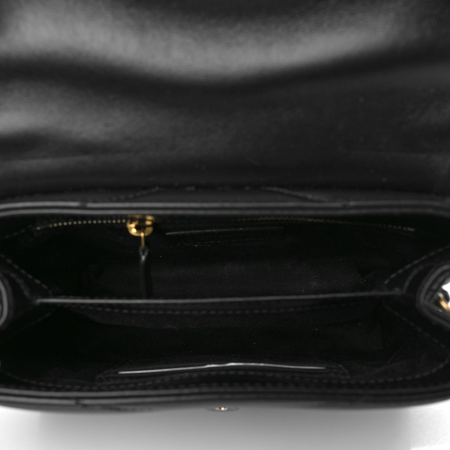 Saint Laurent Calfskin Y Quilted Monogram Toy Loulou Crossbody Bag Black 5 of 6