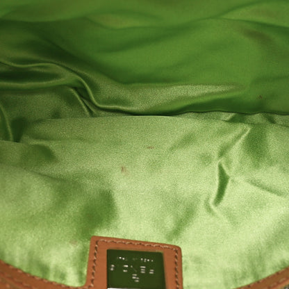Fendi Woven Straw Baguette Green 5 of 9
