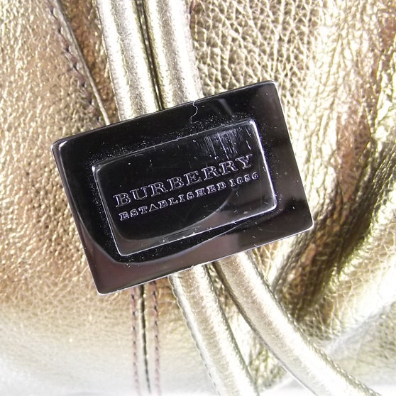 Burberry Leather Shoulder Bag Bronze 7 of 10
