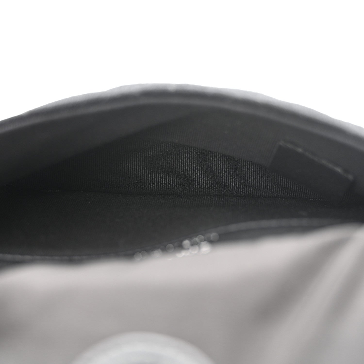 Chanel Jersey Fabric Quilted Foldable Tote With Chain Black Multicolor 9 of 19