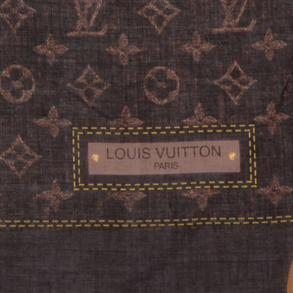 Louis Vuitton Cotton Denim Monogram Scarf Ebene 3 of 5