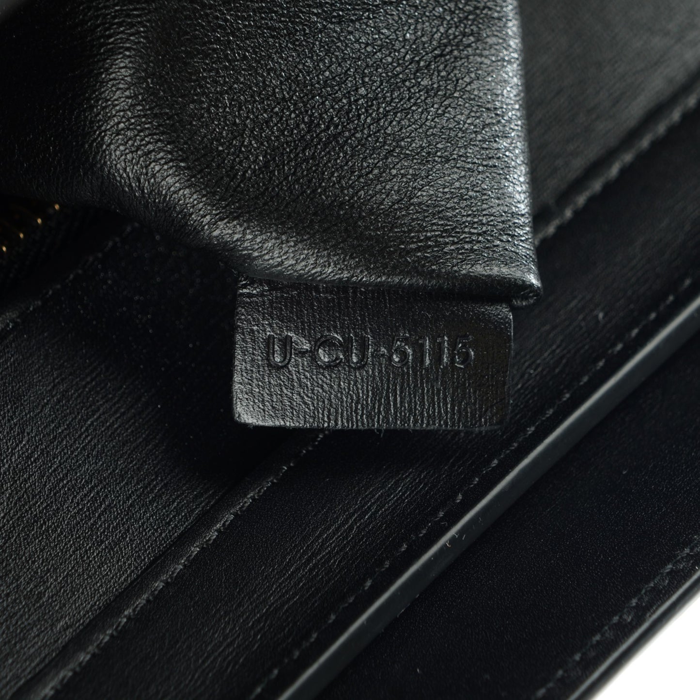 Smooth Calfskin Multicolor Double Stitching Micro Luggage Black