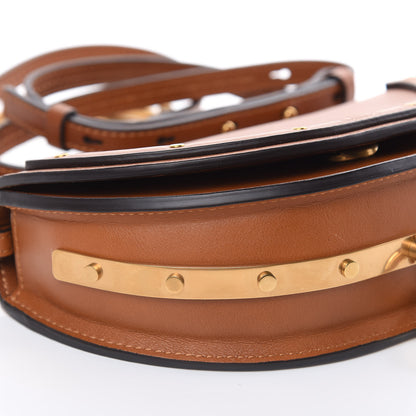 Chloe Calfskin Small Nile Bracelet Minaudiere Bag Caramel 7 of 8