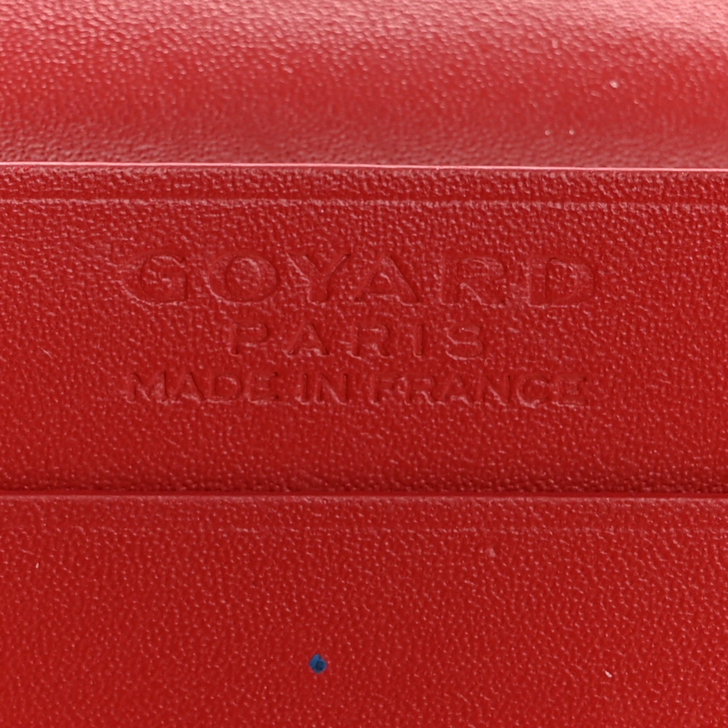 Goyardine Business Card Holder Red