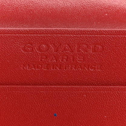 Goyard Goyardine Business Card Holder Red 6 of 13
