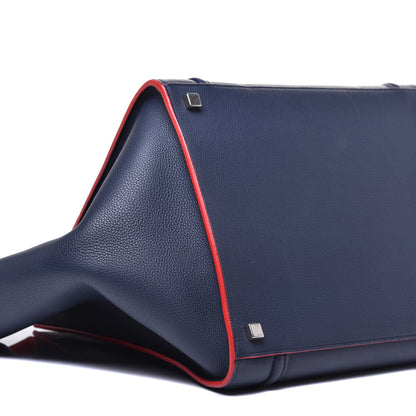 Celine Baby Grained Calfskin Medium Phantom Luggage Steel Blue 6 of 9