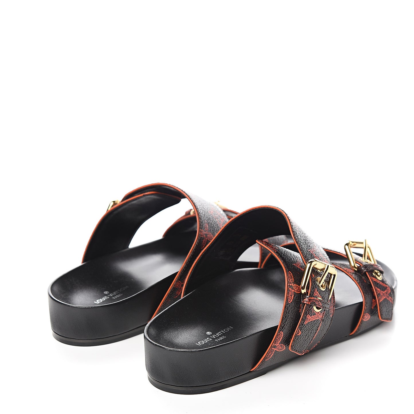Catogram Bom Dia Flat Mule 38 Black Marron
