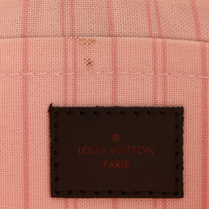 Louis Vuitton Damier Ebene Neverfull MM GM Pochette Rose Ballerine 5 of 9