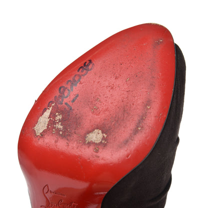 Christian Louboutin Suede Treopli 120 Booties 36 Moka 16 of 18