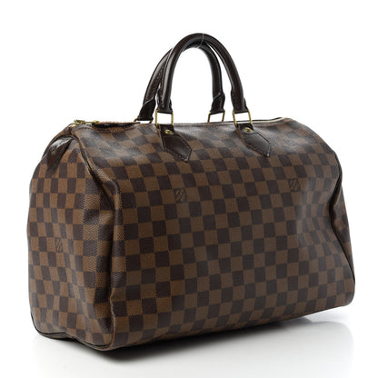 Louis Vuitton Damier Ebene Speedy 35 3 of 10