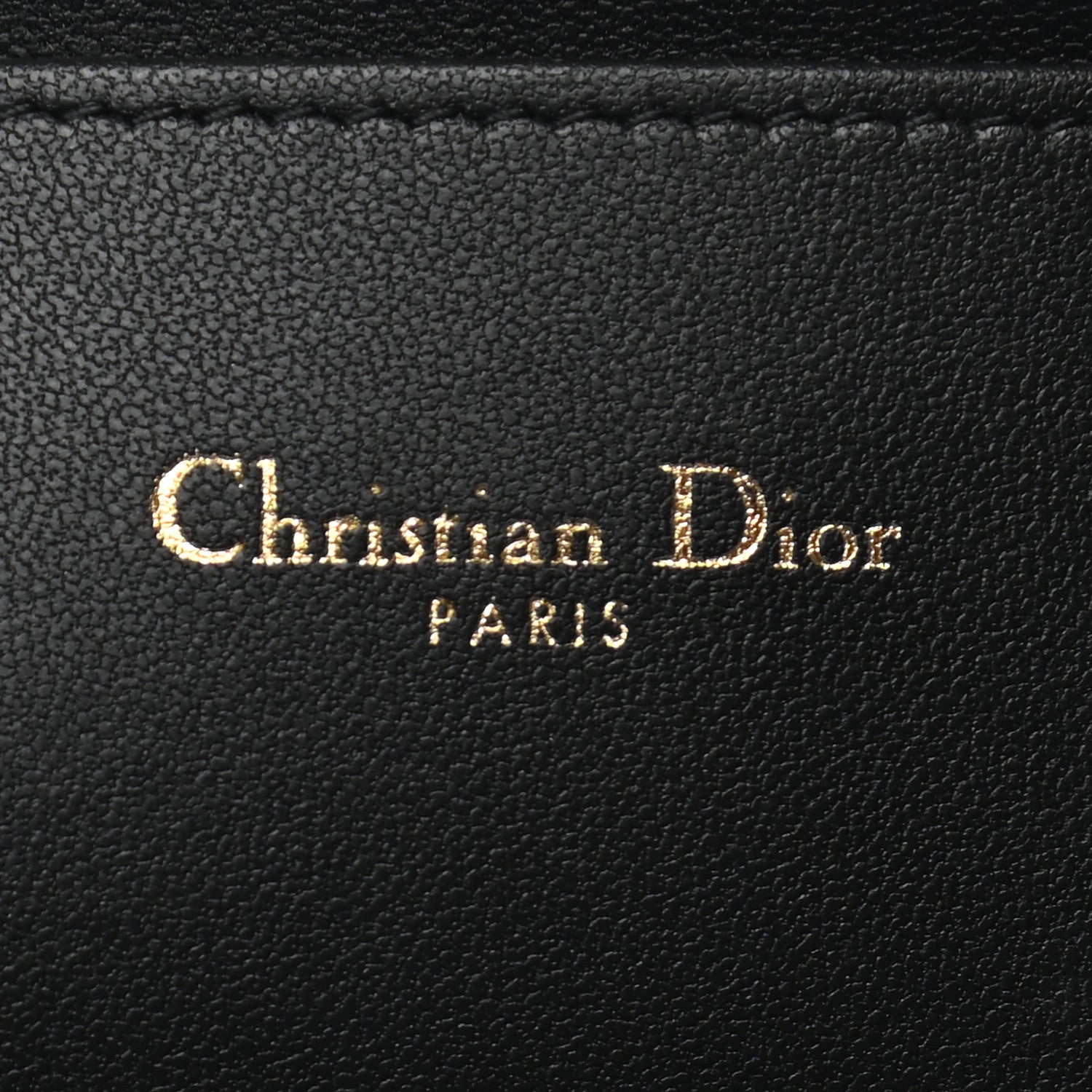 Christian Dior Supple Calfskin Cannage Large Caro Daily Pouch Black 6 of 7