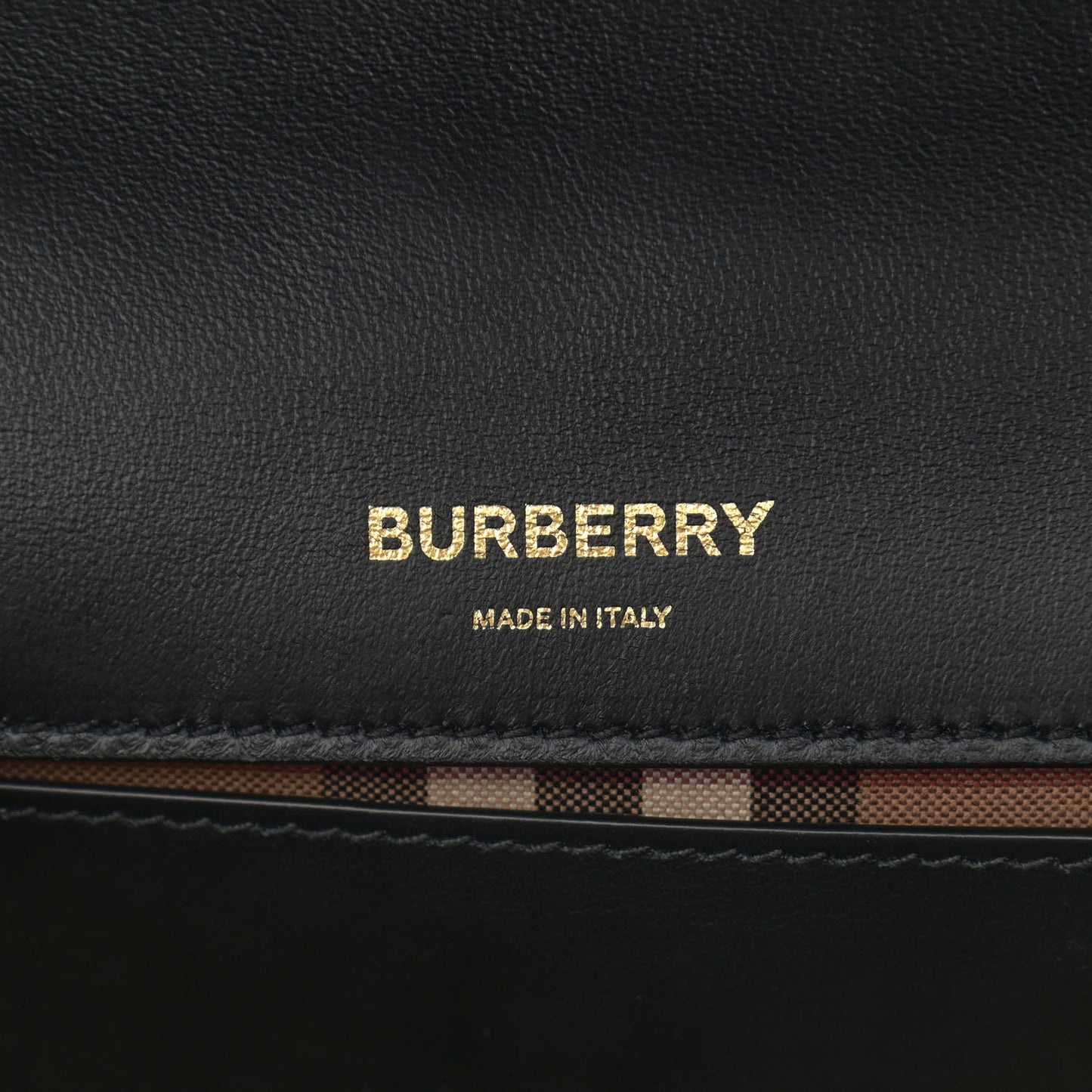 Check Cashmere Small Lola Bag Black
