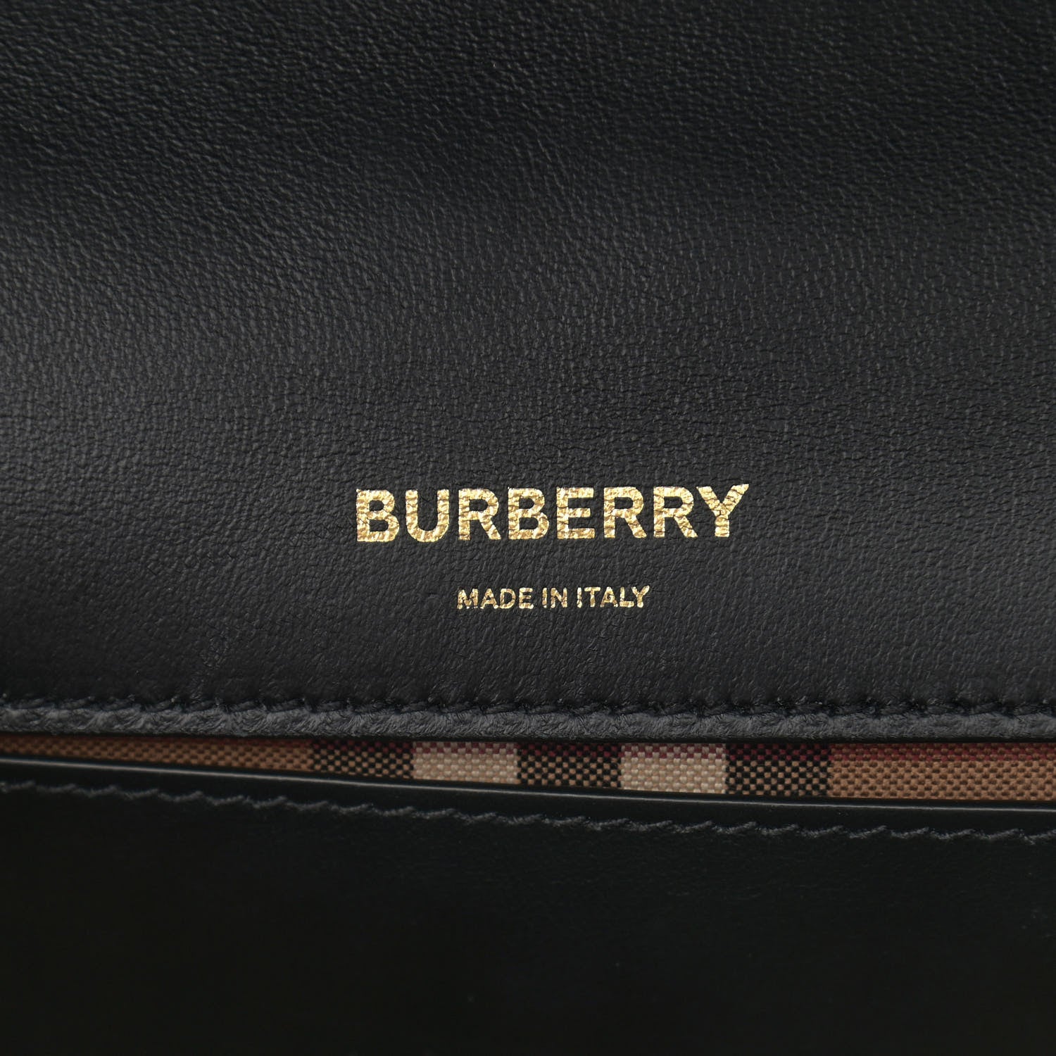 Burberry Check Cashmere Small Lola Bag Black 6 of 9