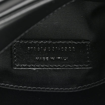 Saint Laurent Calfskin Matelasse Monogram Lou Belt Bag Black 7 of 11