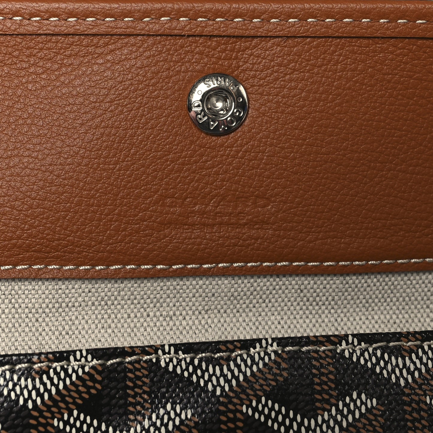 Goyardine Boheme Hobo Black Gold