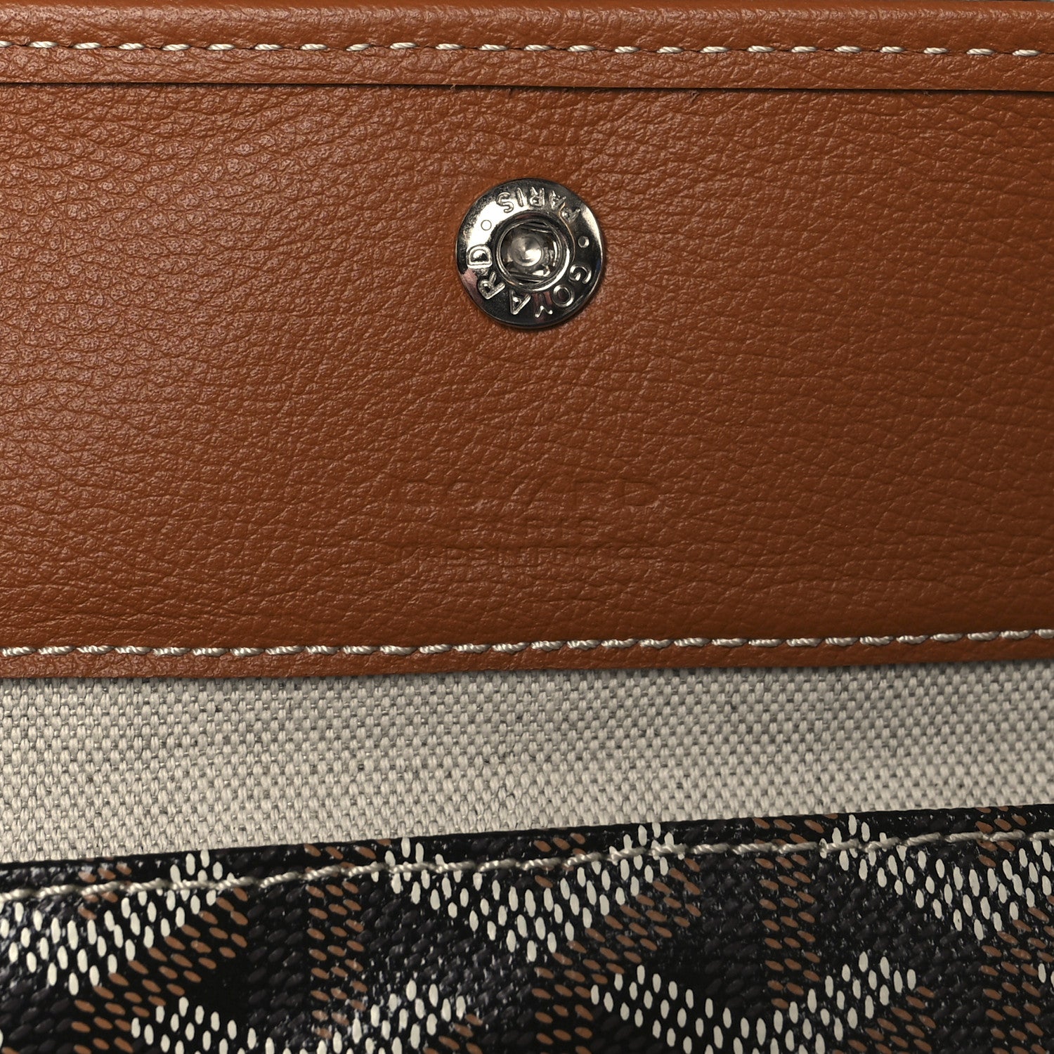 Goyard Goyardine Boheme Hobo Black Gold 7 of 10