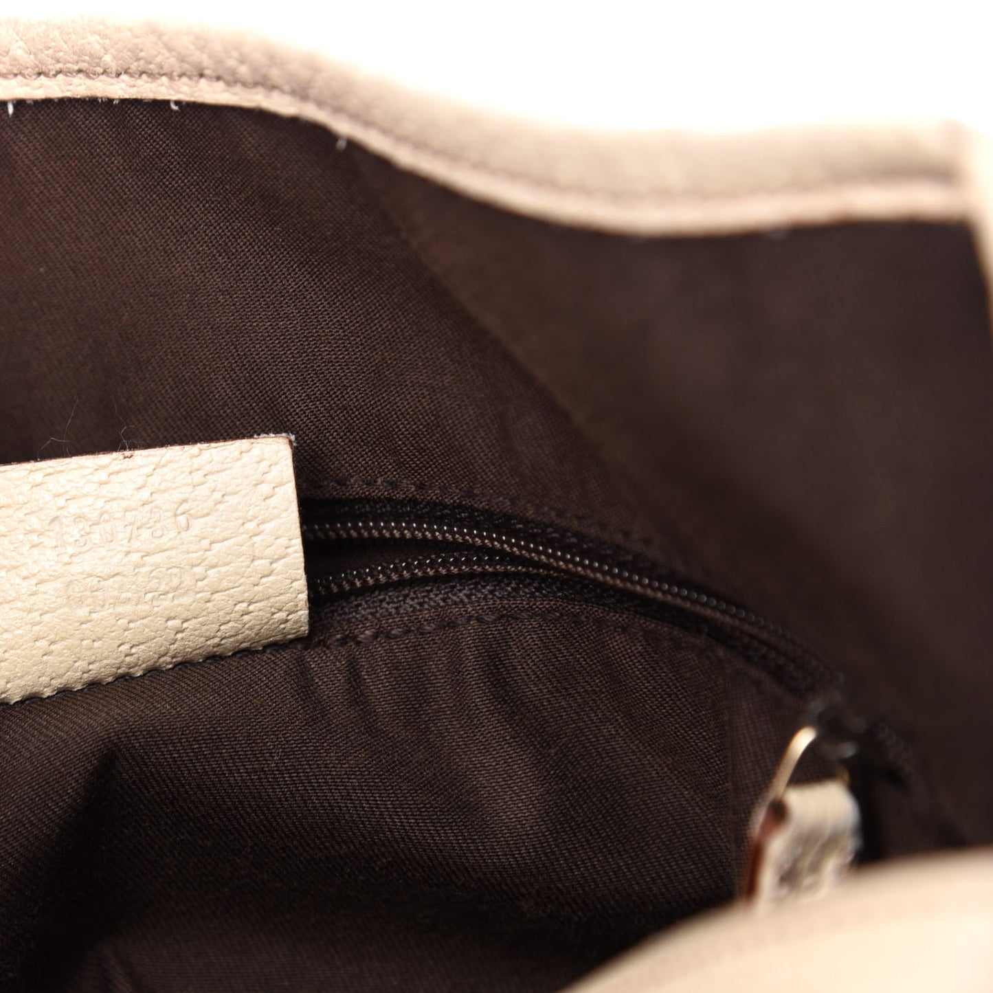 Monogram Medium Abbey Shoulder Bag Off White