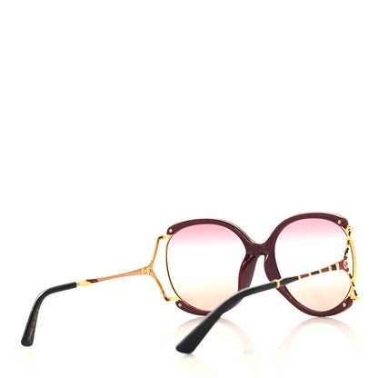 Gucci Metal Square Frame GG0594SA Sunglasses Red 4 of 8