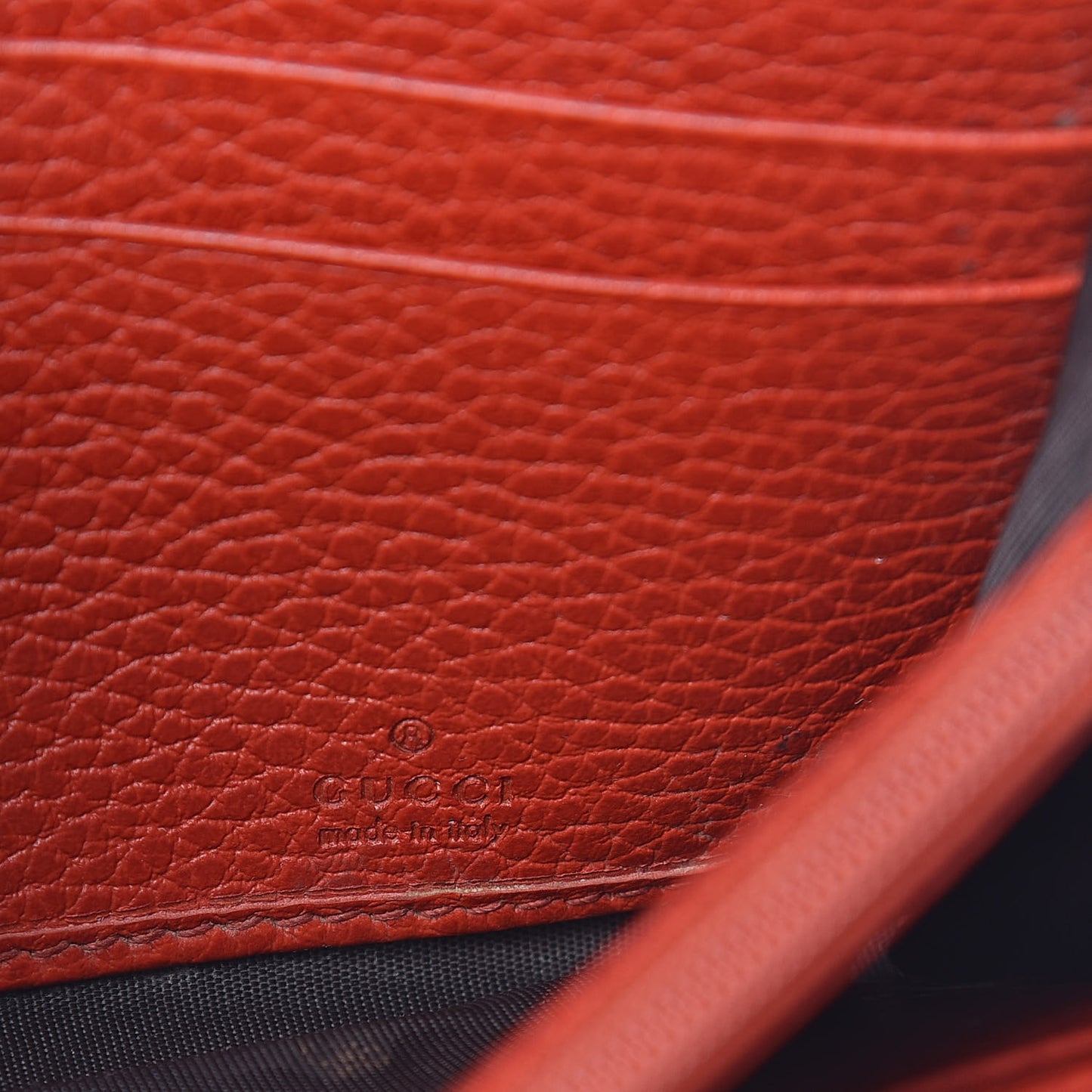 Dollar Calfskin Swing Continental Wallet Oxidation