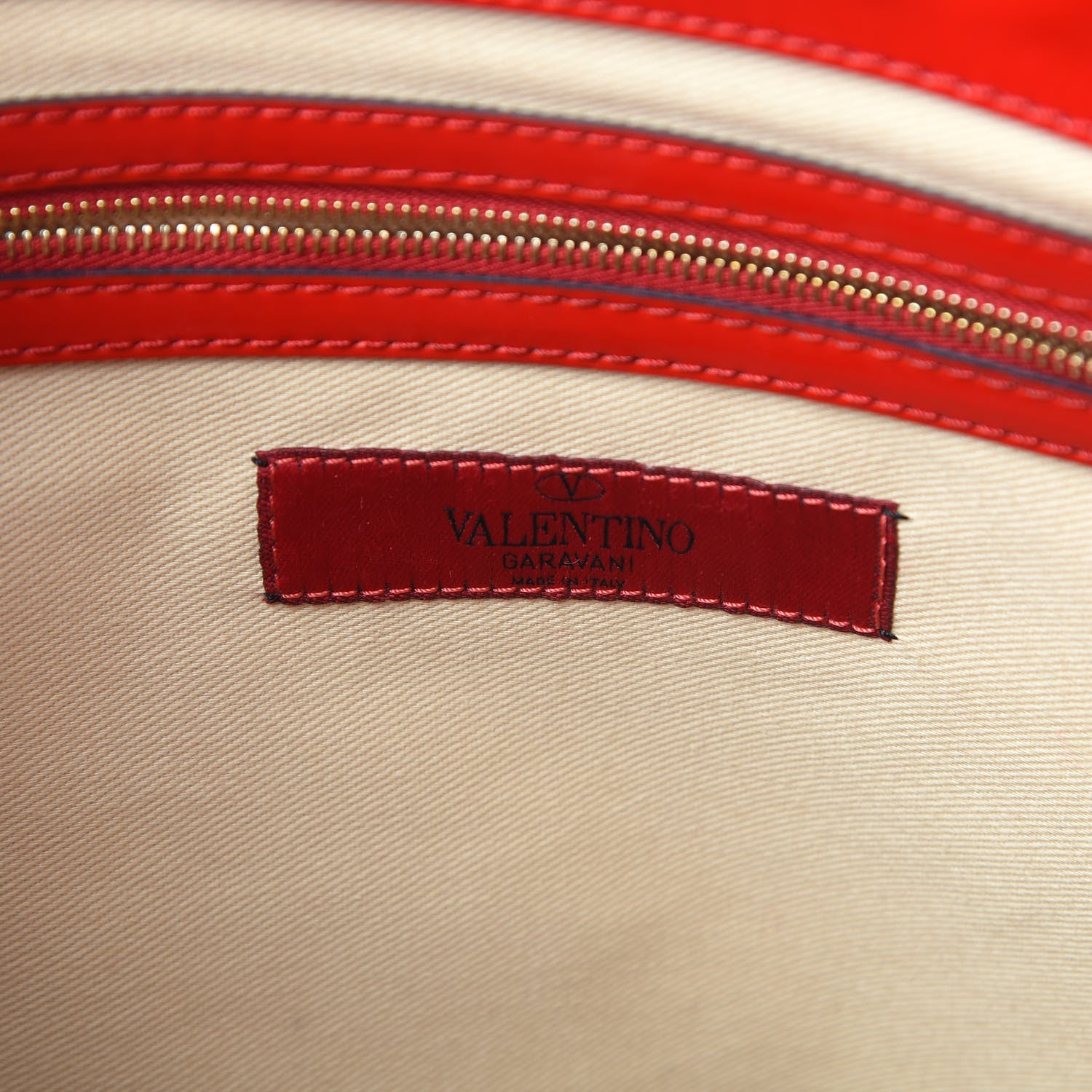 Valentino Garavani Patent Lacca Bow Tote Red 6 of 16