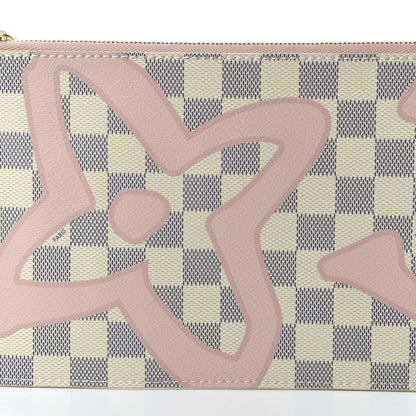 Louis Vuitton Damier Azur Tahitienne Neverfull MM GM Pochette 10 of 10
