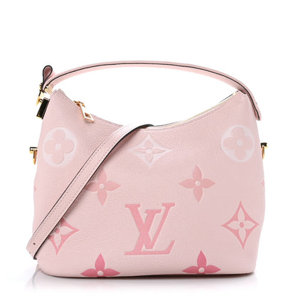 Louis Vuitton Empreinte Monogram Giant By The Pool Marshmallow Hobo PM Bouton De Rose 1 of 9