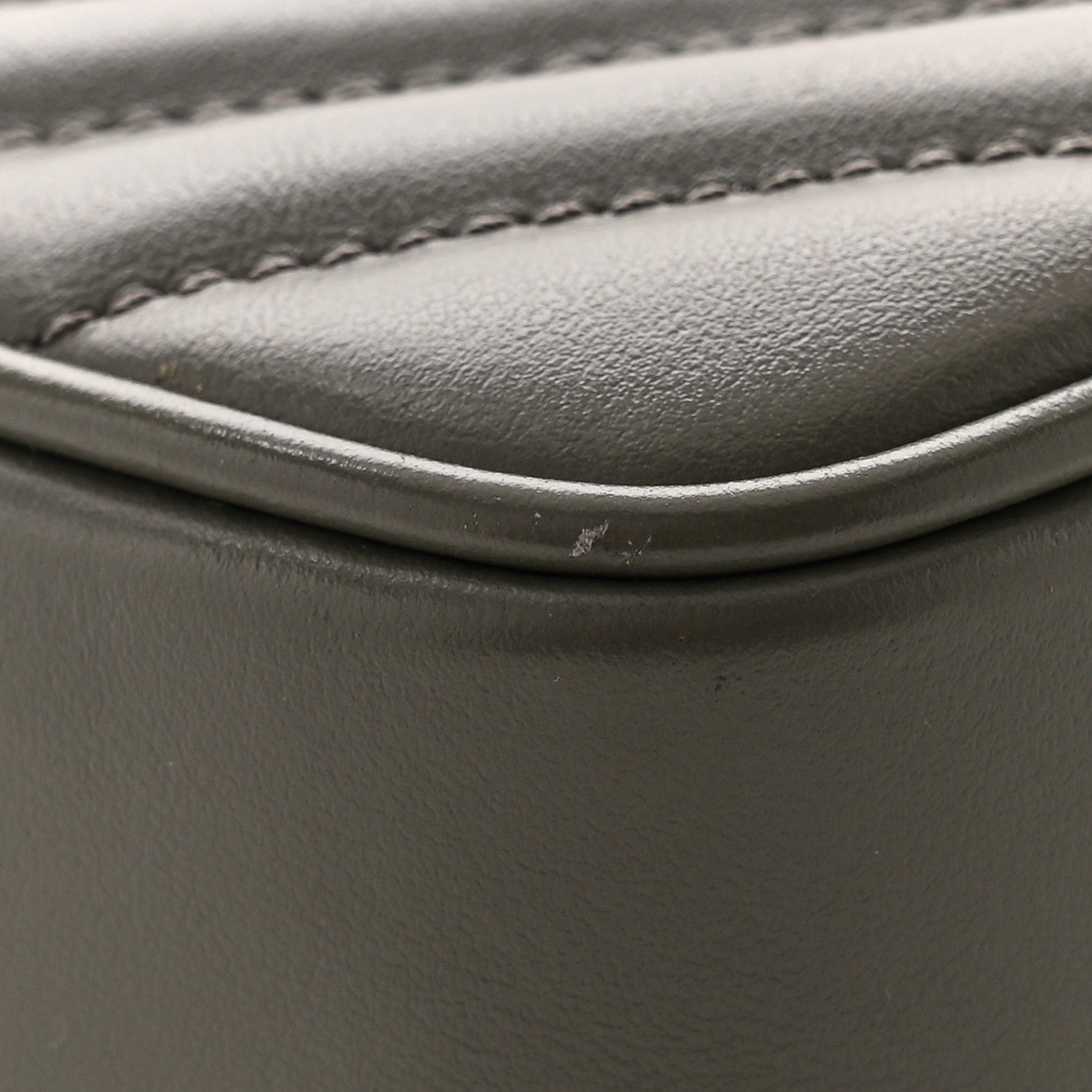 Saint Laurent Calfskin Matelasse Monogram Lou Camera Bag Storm 11 of 12