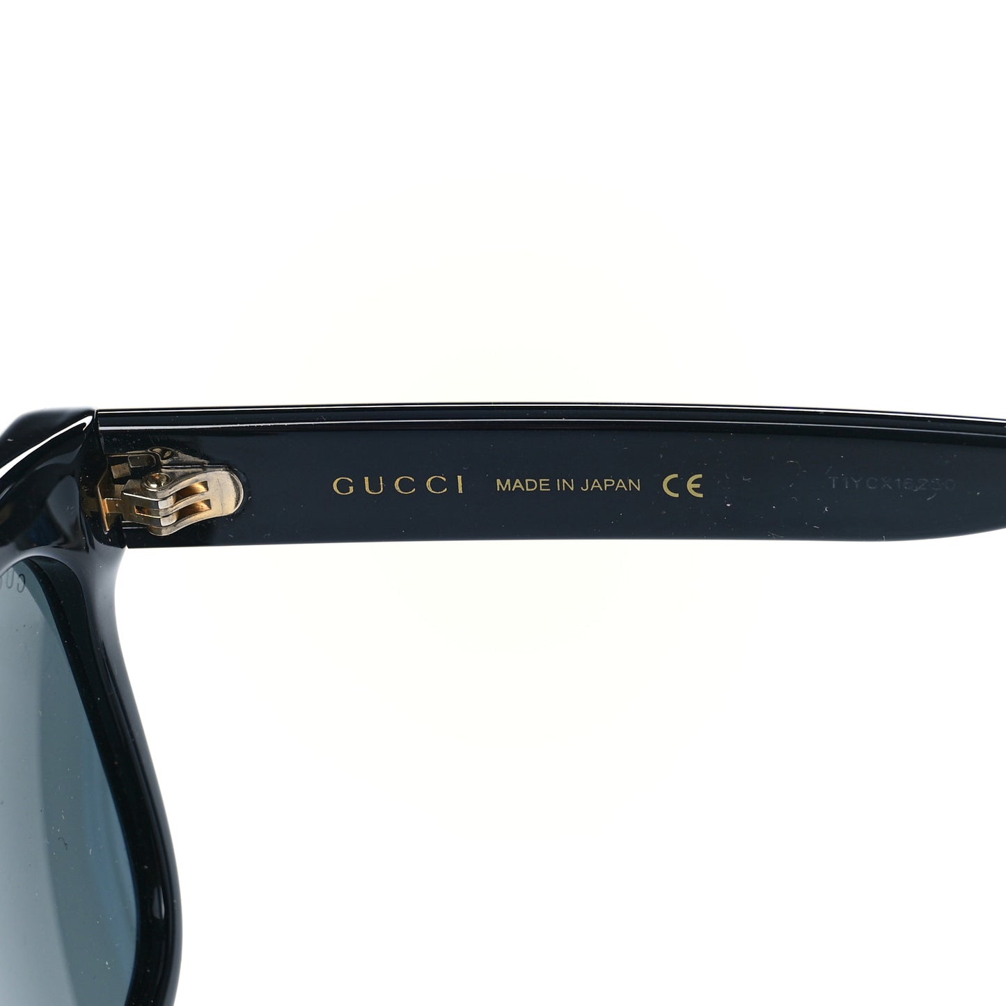 Acetate Square Frame Sunglasses GG0034SN Black