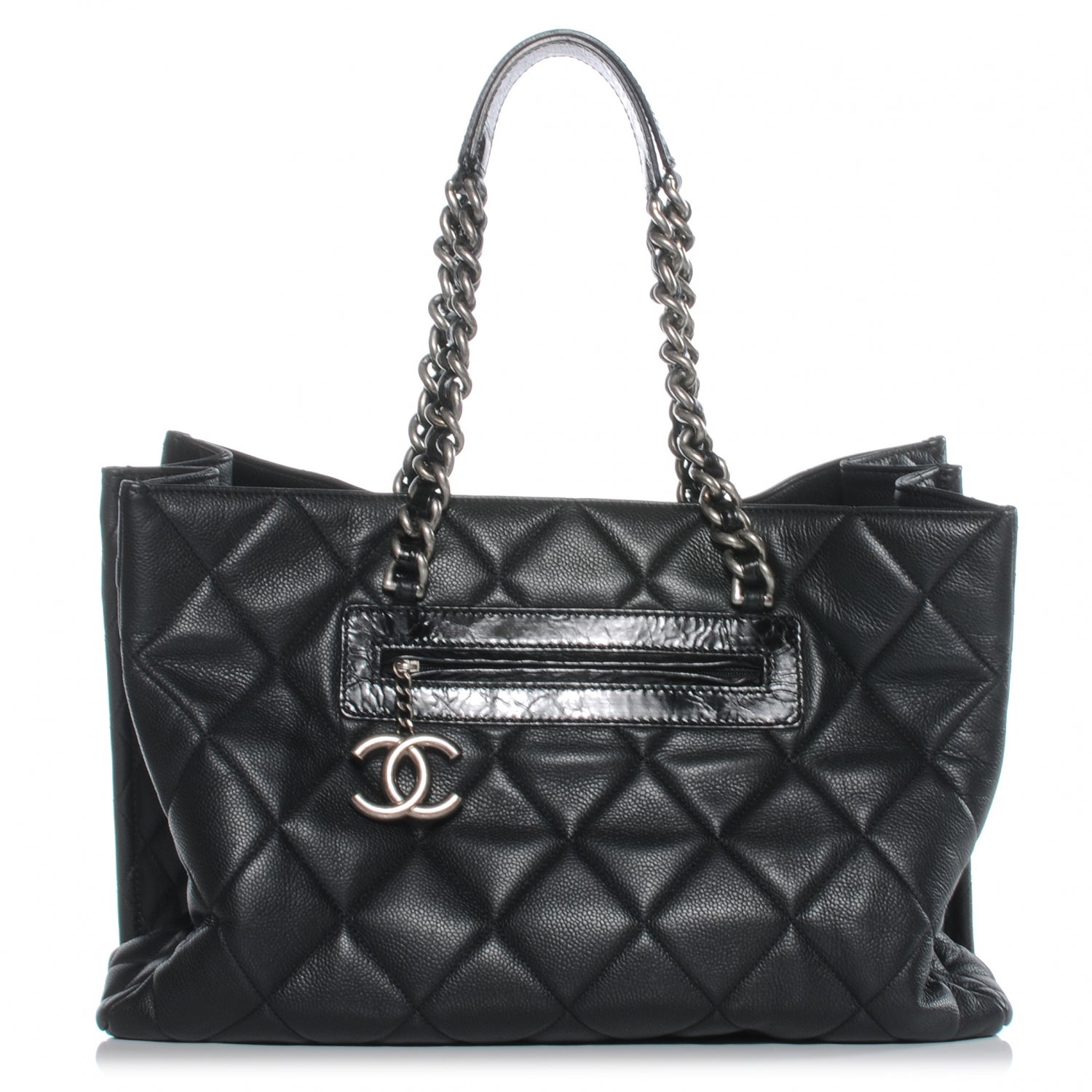 Chanel Caviar Quilted Coco Casual Tote Black 1 of 7
