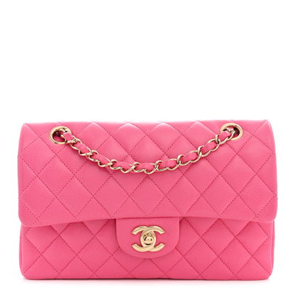 Chanel Caviar Quilted Small Double Flap Pink 1 of 10