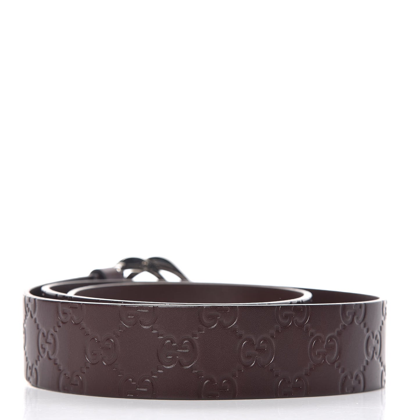 Guccissima Square G Belt 90 36 Brown