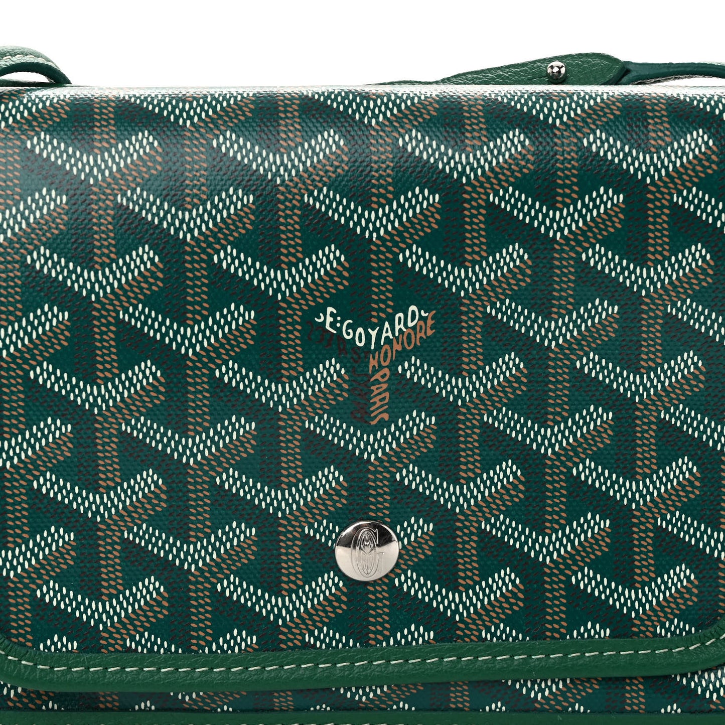 Goyardine Plumet Wallet Clutch Green