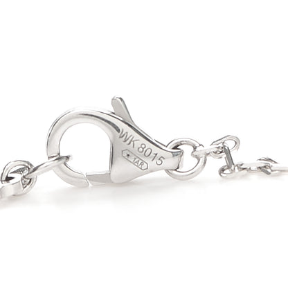 Cartier 18K White Gold Diamond D'Amour Heart Pendant Necklace 5 of 7