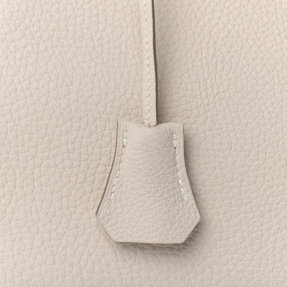 Hermes Taurillon Clemence Birkin 25 Craie 31 of 33