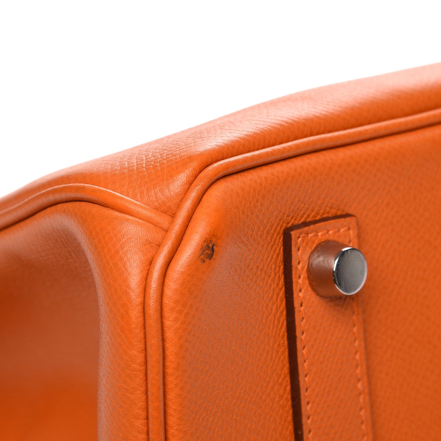 Epsom Birkin 35 Orange