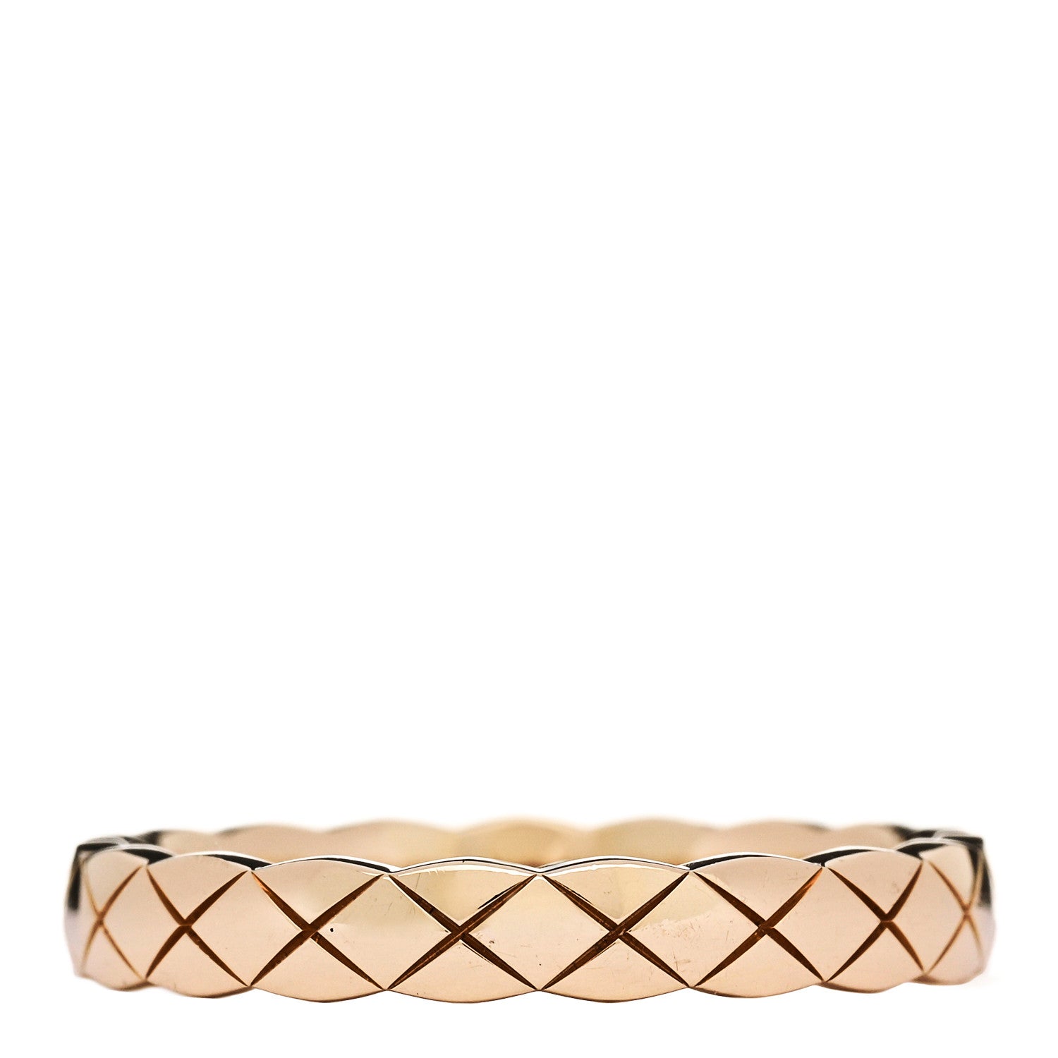 Chanel 18K Beige Gold Mini Coco Crush Ring 57 8 3 of 5