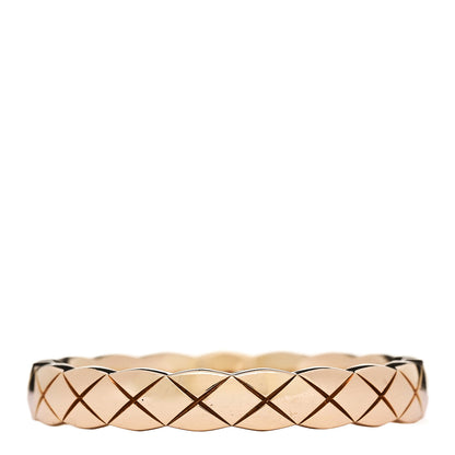 Chanel 18K Beige Gold Mini Coco Crush Ring 57 8 3 of 5