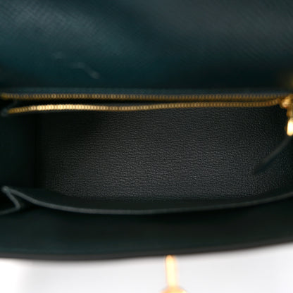 Hermes Epsom Kelly Sellier 25 Vert Cypress 5 of 11