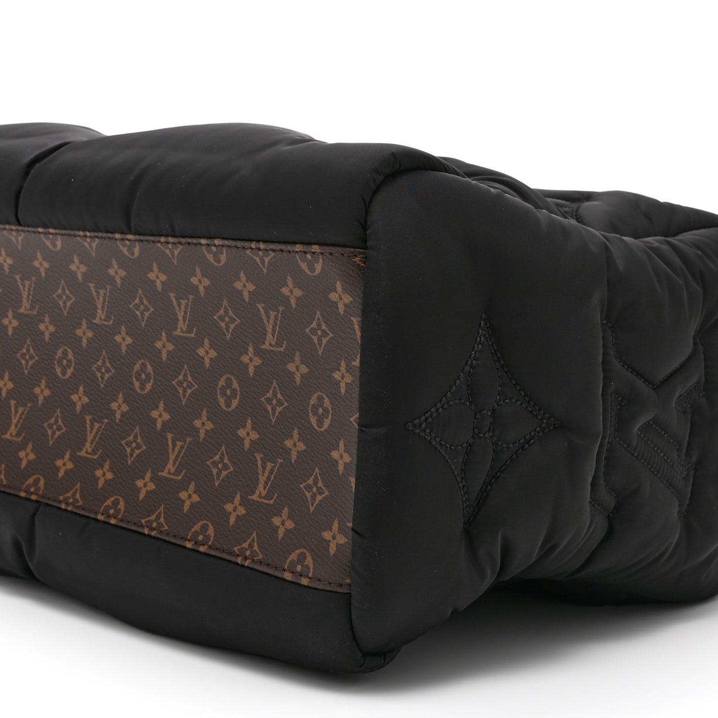 Econyl Monogram Pillow Giant Onthego MM Black