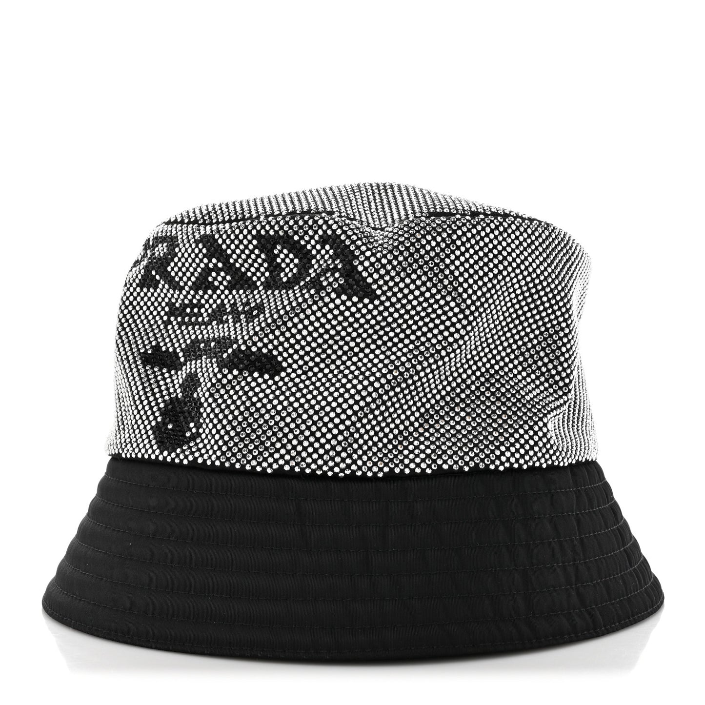 Crystal Tessuto Bucket Hat L Black Acciaio