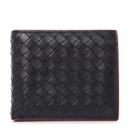 Bottega Veneta Nappa Intrecciato Bi-Fold Wallet Black Multicolor 1 of 11