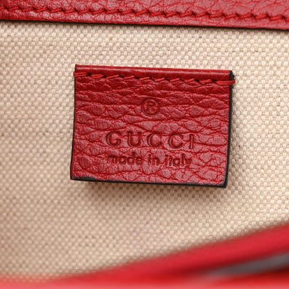Gucci Dollar Calfskin Swarovski Crystal Small Dionysus Shoulder Bag Hibiscus Red 7 of 11
