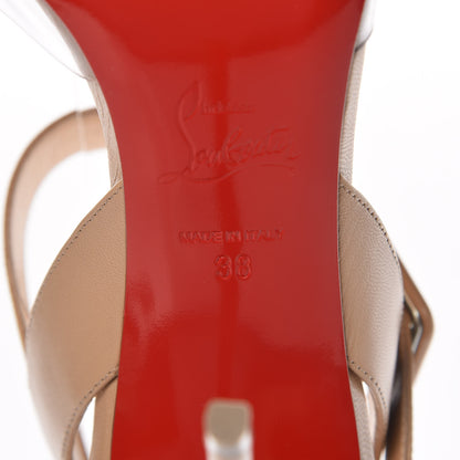 Christian Louboutin Patent PVC Multimiss 100 Pumps 38 Nude 5 of 8