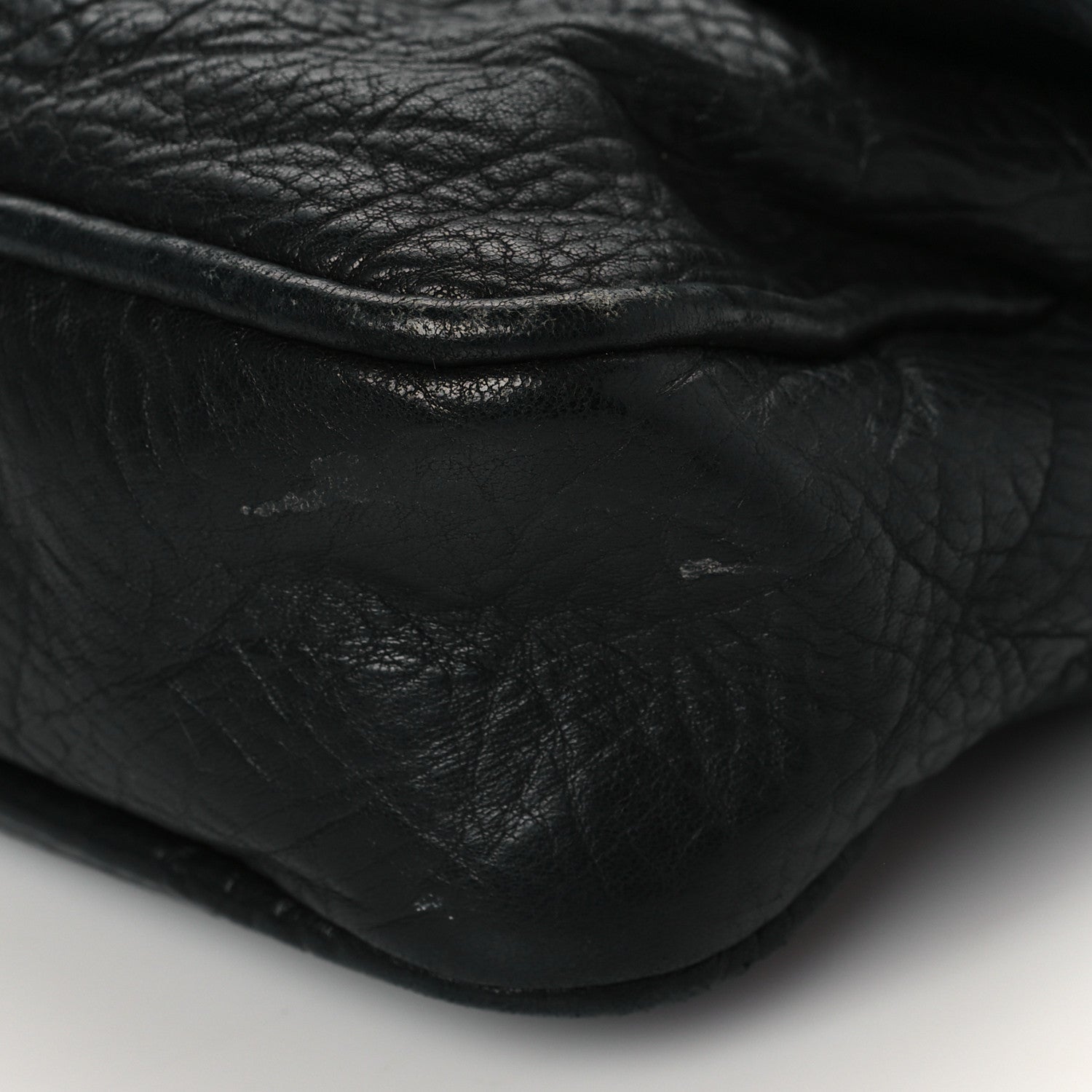 Chanel Distressed Lambskin Lady Braid Flap Black 9 of 9