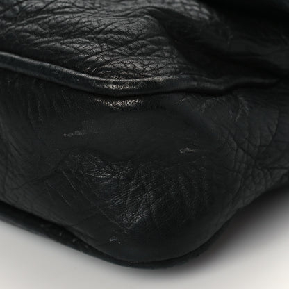 Chanel Distressed Lambskin Lady Braid Flap Black 9 of 9