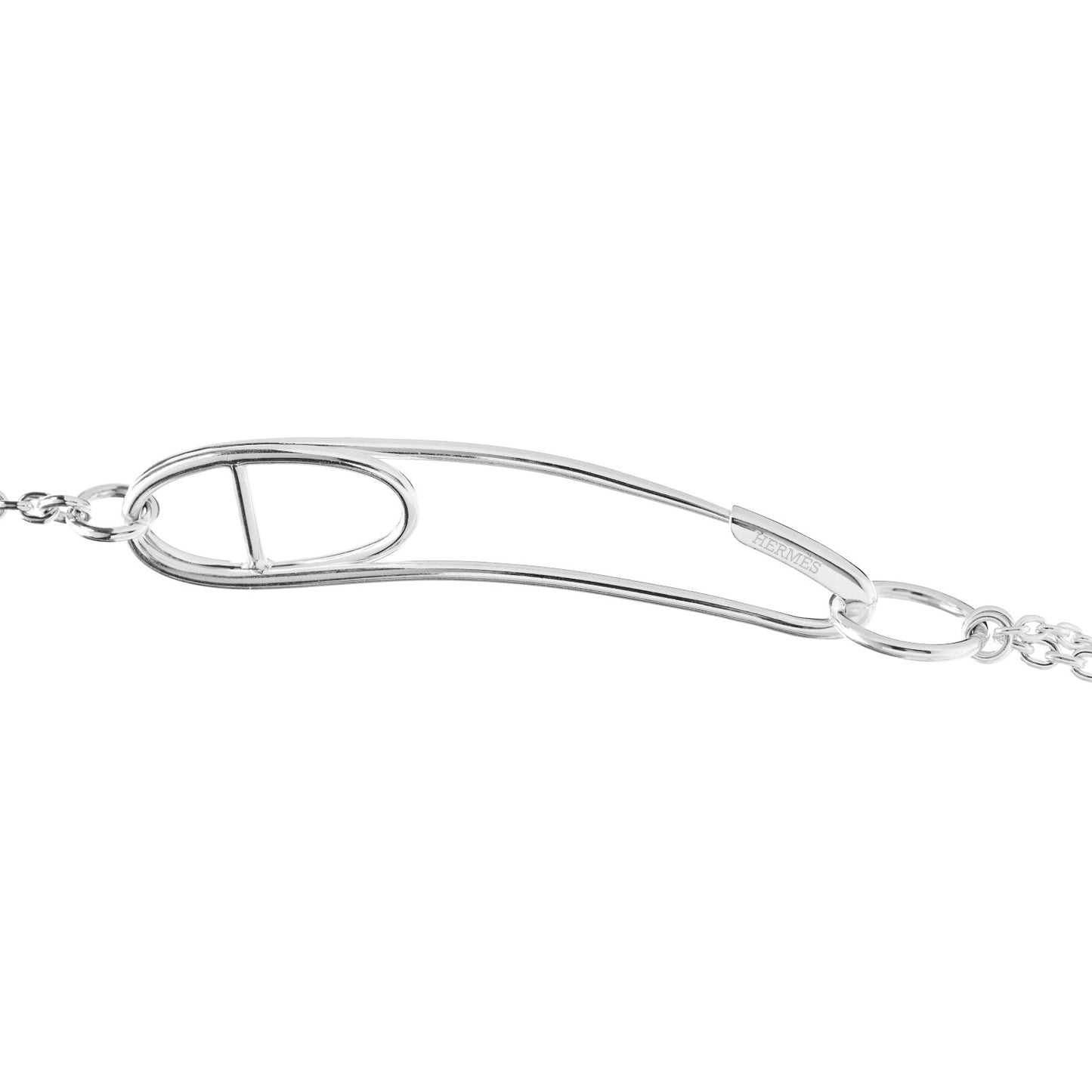 Sterling Silver Chaine d'Ancre Punk Long Necklace
