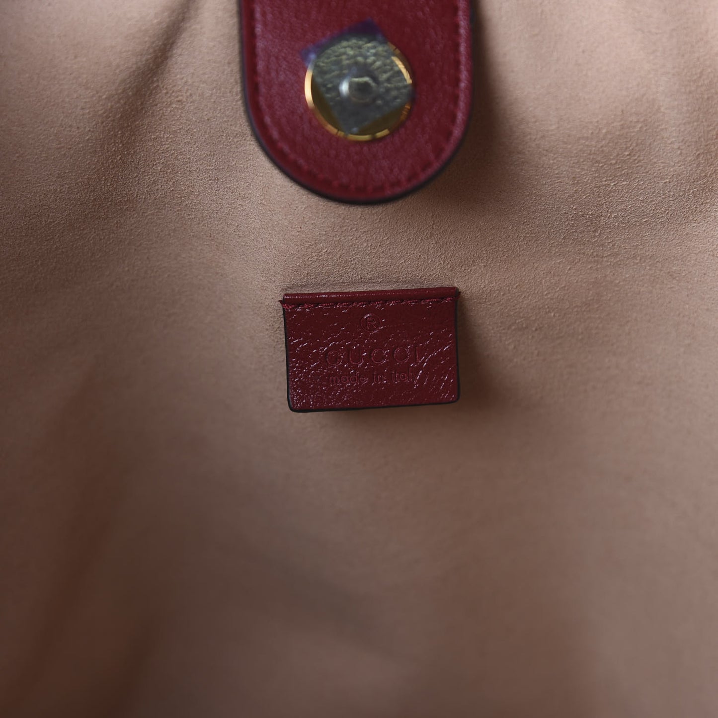 Calfskin Large Rajah Chain Tote Romantic Cherry